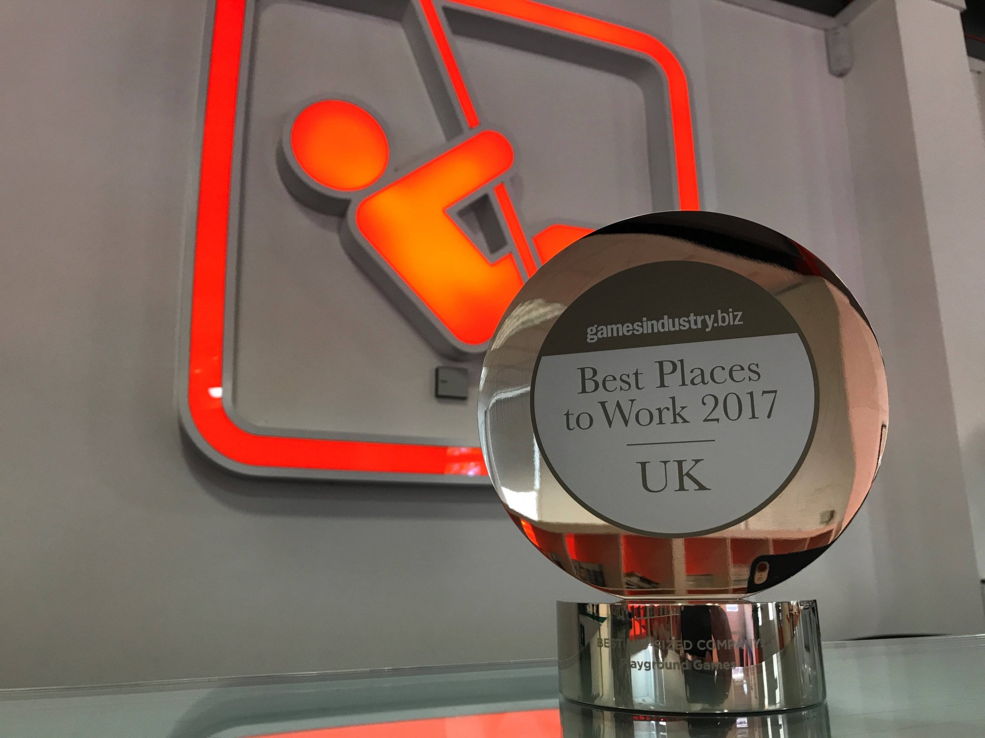 Best Place to Work in the UK games industry Playground Games